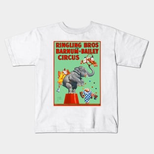 Ringling Bros. and Barnum & Bailey Circus Vintage Poster Kids T-Shirt